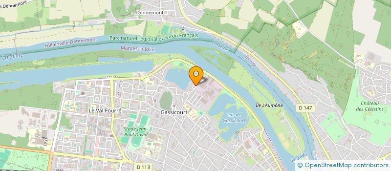 localisation de l'entreprise LES FLAMBOYANTS DES ILES DE MANTES LA JOLIE  MANTES-LA-JOLIE