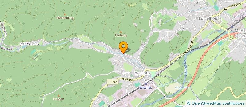 localisation de l'entreprise LES FLAMMES DE LA VALLEE  WISCHES