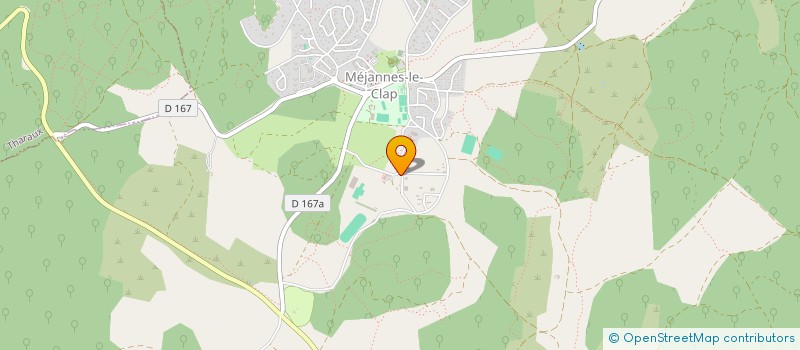 localisation de l'entreprise LES FLAMMES DU DESERT  MEJANNES-LE-CLAP