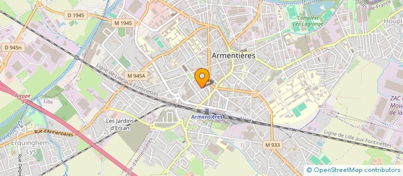 localisation de l'entreprise LES FLANDRES ATTACK'S à ARMENTIERES