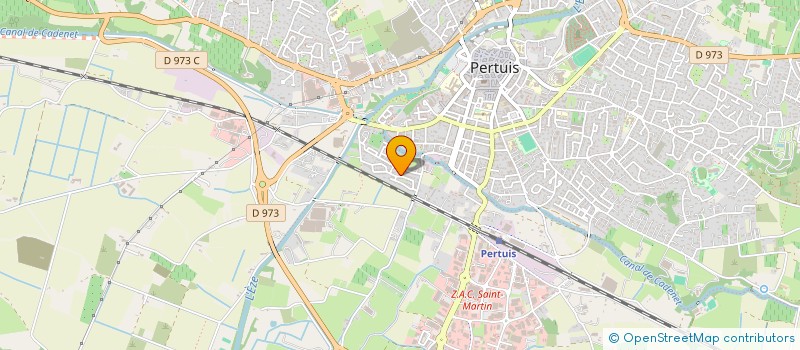 localisation de l'entreprise LES FLANERIES PROVENCALES  PERTUIS