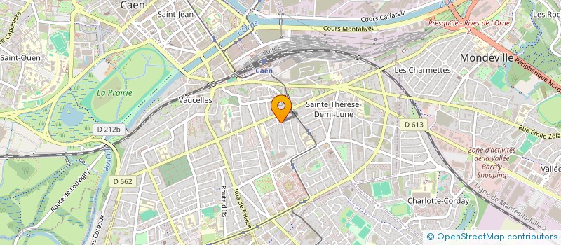 localisation de l'entreprise LES FLECHES 3000 à CAEN