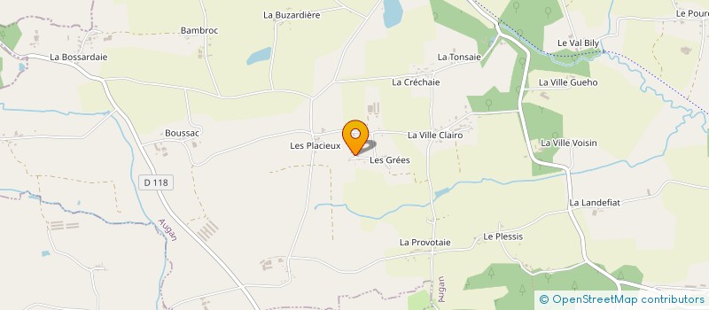 localisation de l'entreprise LES FLECHES D'AUGAN  AUGAN