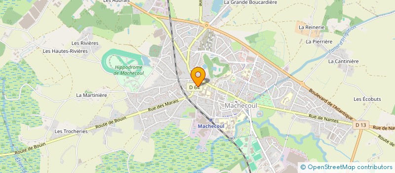 localisation de l'entreprise LES FLECHES DE L OUEST  MACHECOUL-SAINT-MEME