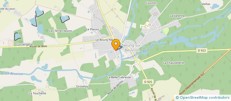 localisation de l'entreprise LES FLECHES DE NEUNG  NEUNG-SUR-BEUVRON