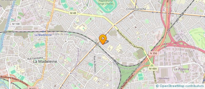 localisation de l'entreprise LES FLECHETTES NORDISTES  MARCQ-EN-BARUL