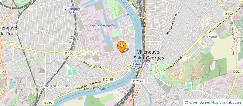 localisation de l'entreprise LES FLEURETTES  VILLENEUVE-LE-ROI