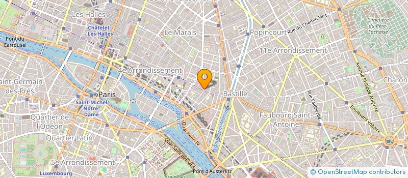 localisation de l'entreprise LES FLEURIERS à PARIS