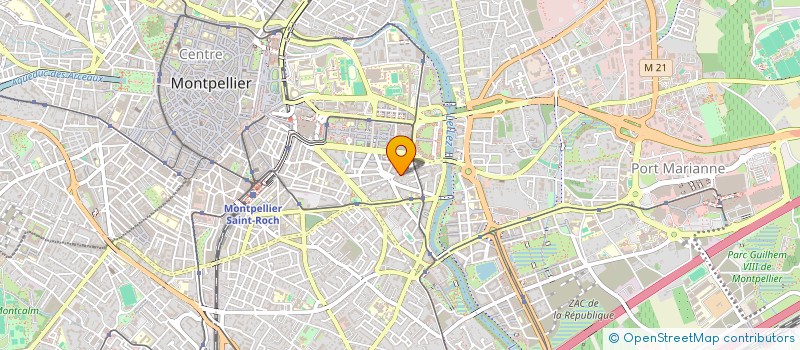 localisation de l'entreprise LES FLEURISTES MONTPELLIER à MONTPELLIER