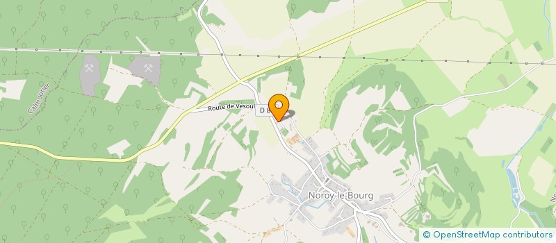 localisation de l'entreprise LES FLEURS à VAIVRE-ET-MONTOILLE