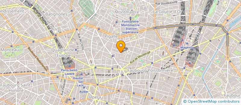 localisation de l'entreprise LES FLEURS D'ALINE 2  PARIS