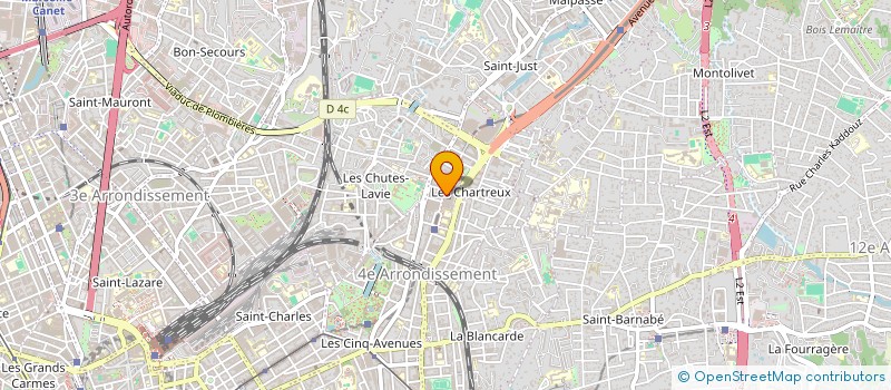 localisation de l'entreprise LES FLEURS D'ALKONOST à MARSEILLE