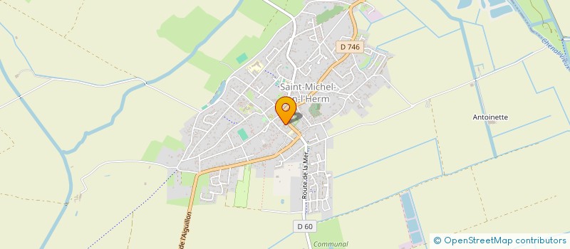 localisation de l'entreprise LES FLEURS D'AMBRELICE  SAINT-MICHEL-EN-L'HERM