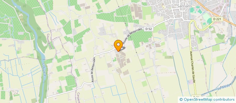 localisation de l'entreprise LES FLEURS D'ANADIA à SARRIANS