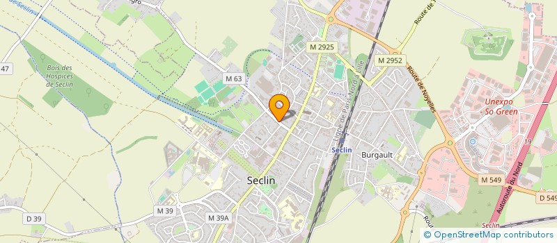 localisation de l'entreprise LES FLEURS D'ANTHORIUM  SECLIN