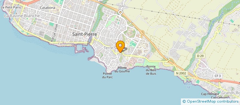 localisation de l'entreprise LES FLEURS DE CANNES  SAINT-PIERRE