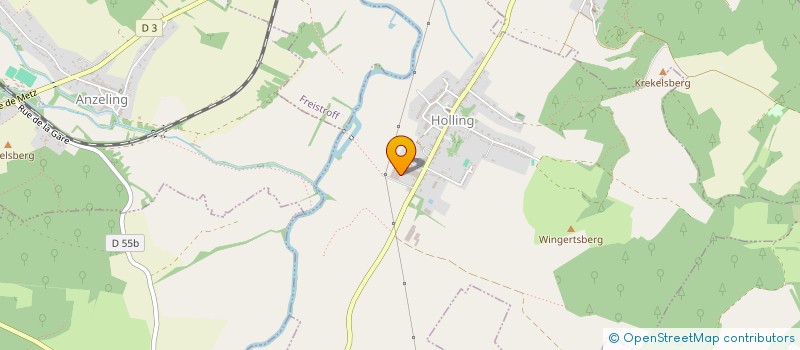 localisation de l'entreprise LES FLEURS DE CATHY  HOLLING