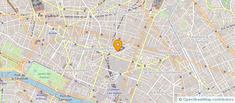 localisation de l'entreprise LES FLEURS DE DEMAIN à PARIS