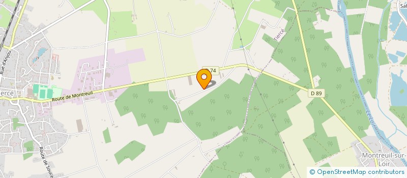 localisation de l'entreprise LES FLEURS DE L'ETANG à TIERCE