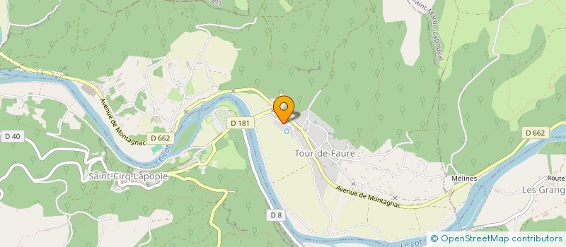 localisation de l'entreprise LES FLEURS DE L'ILE  TOUR-DE-FAURE