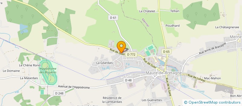 localisation de l'entreprise LES FLEURS DE LUNE  VAL D'ANAST