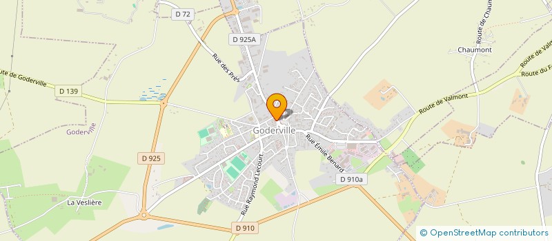 localisation de l'entreprise LES FLEURS DE MAMINA  GODERVILLE