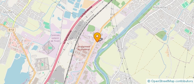 localisation de l'entreprise LES FLEURS DE MURET  MURET