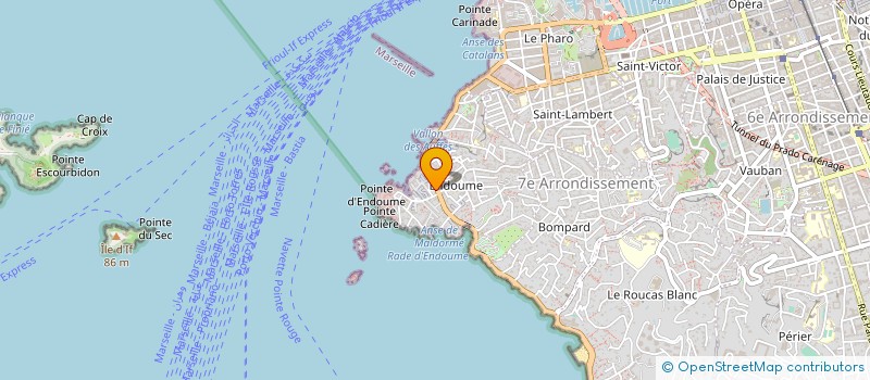 localisation de l'entreprise LES FLEURS DE NICE à MARSEILLE
