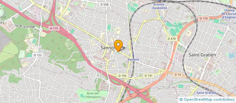 localisation de l'entreprise LES FLEURS DE RAYMONDE à SANNOIS