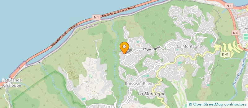 localisation de l'entreprise LES FLEURS DE RE  SAINT-DENIS