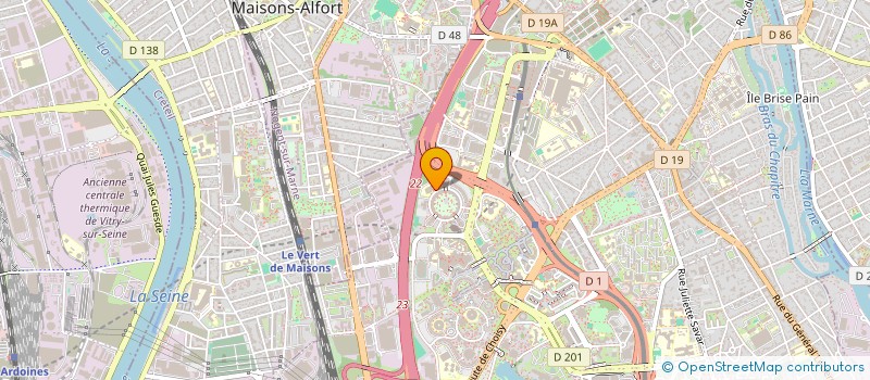 localisation de l'entreprise LES FLEURS DE TALYA  CRETEIL