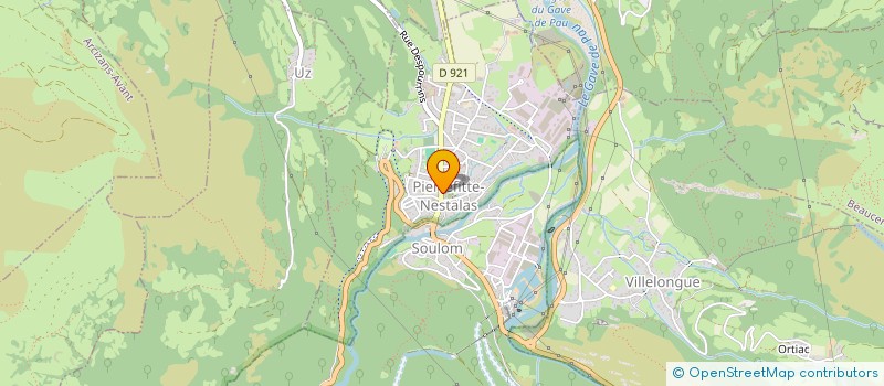 localisation de l'entreprise LES FLEURS DES CIMES  PIERREFITTE-NESTALAS