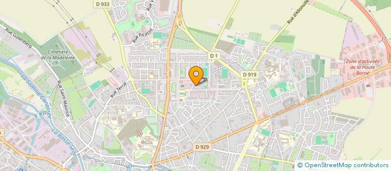 localisation de l'entreprise LES FLEURS DU COLVERT à AMIENS
