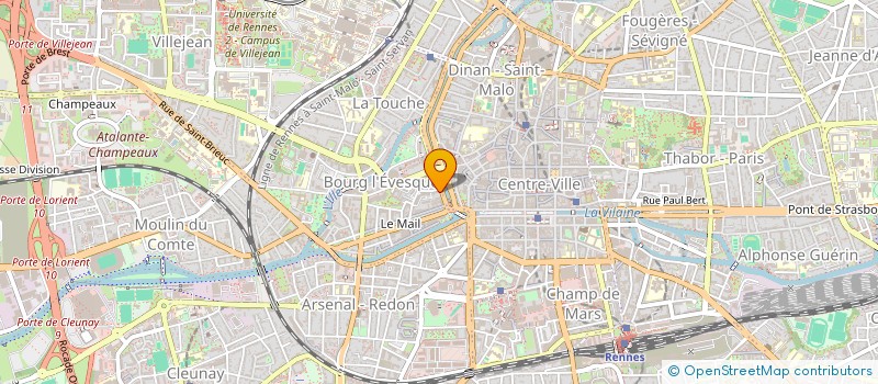 localisation de l'entreprise LES FLEURS DU GOLVEN à RENNES
