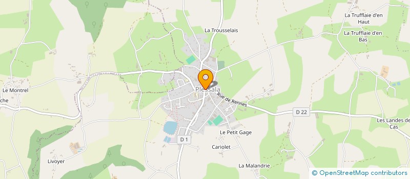 localisation de l'entreprise LES FLEURS DU LIE à LE MENE