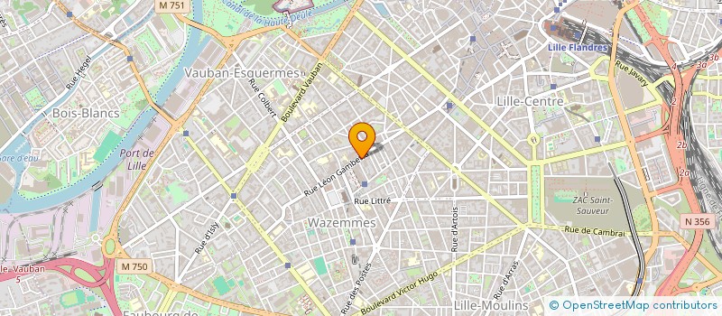 localisation de l'entreprise LES FLEURS DU NORD à LILLE