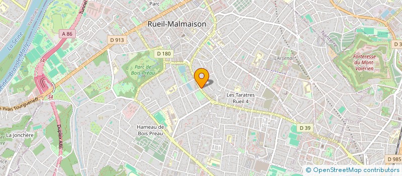 localisation de l'entreprise LES FLEURY à RUEIL-MALMAISON