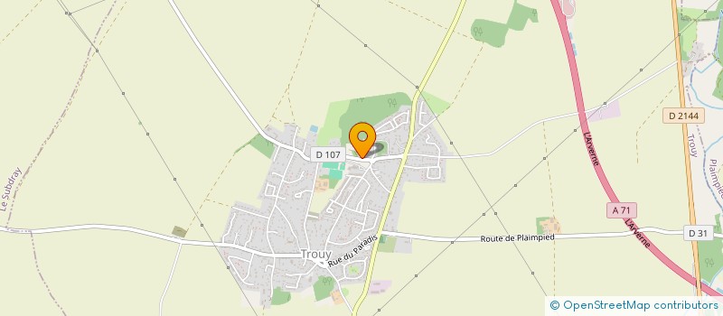 localisation de l'entreprise LES FLIBUSTIERS DE LA MELASSE  TROUY