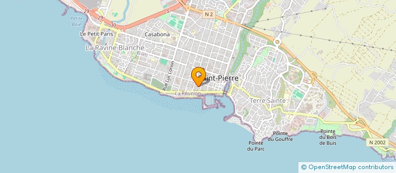localisation de l'entreprise LES FLINGUEUSES à SAINT-PIERRE