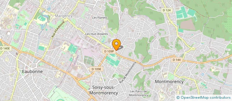localisation de l'entreprise LES FLOCONS  SOISY-SOUS-MONTMORENCY