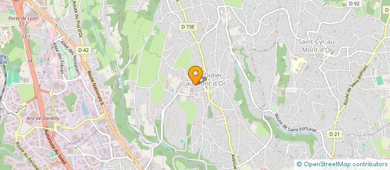 localisation de l'entreprise LES FLOCONS  SAINT-DIDIER-AU-MONT-D'OR