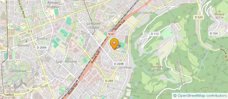 localisation de l'entreprise LES FLOCONS DE PIERRE  SAINT-MARTIN-D'HERES