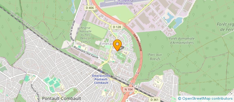 localisation de l'entreprise LES FLORAISONS TERNOIR DE TOULOUSE  EMERAINVILLE