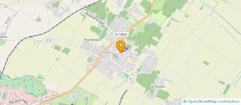 localisation de l'entreprise LES FLORALES à MEDIS