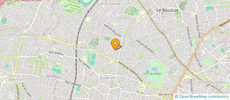 localisation de l'entreprise LES FLORALIES  BORDEAUX