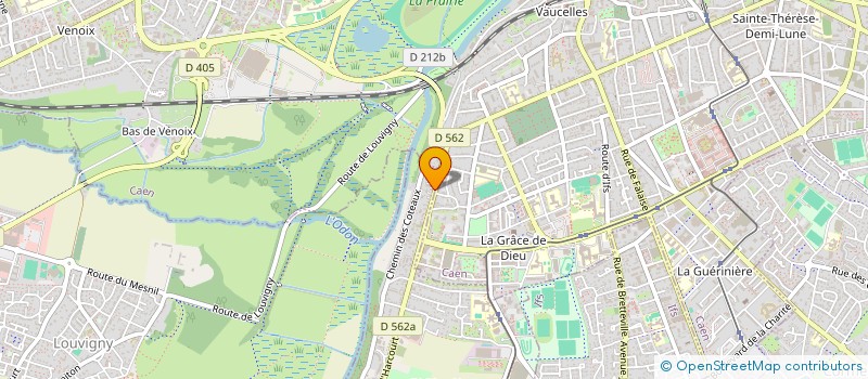 localisation de l'entreprise LES FLORALIES ROMAINES  FLEURY-SUR-ORNE