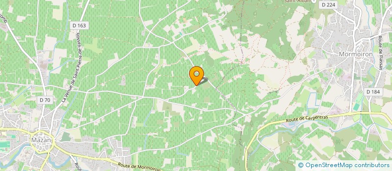 localisation de l'entreprise LES FLORANS  MAZAN
