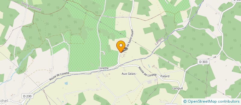 localisation de l'entreprise LES FLOREALES  SAINT-MICHEL-DE-LAPUJADE