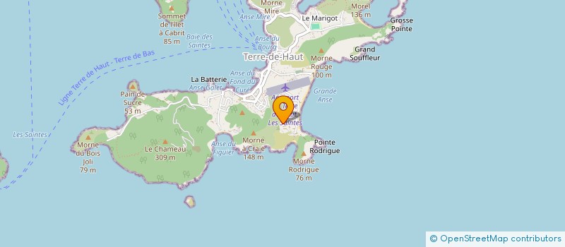 localisation de l'entreprise LES FLORENTILLES à TERRE-DE-HAUT