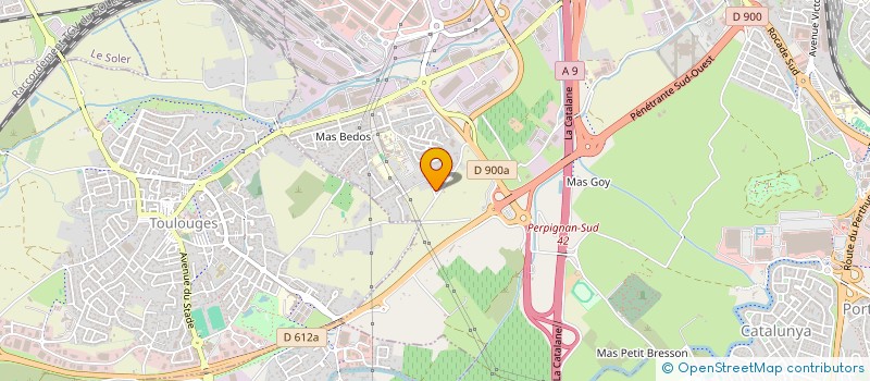 localisation de l'entreprise LES FLORENTINES  PERPIGNAN